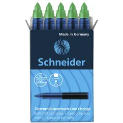 Schneider One Change Tintenrollerminen grün 0,6 mm 5 St.