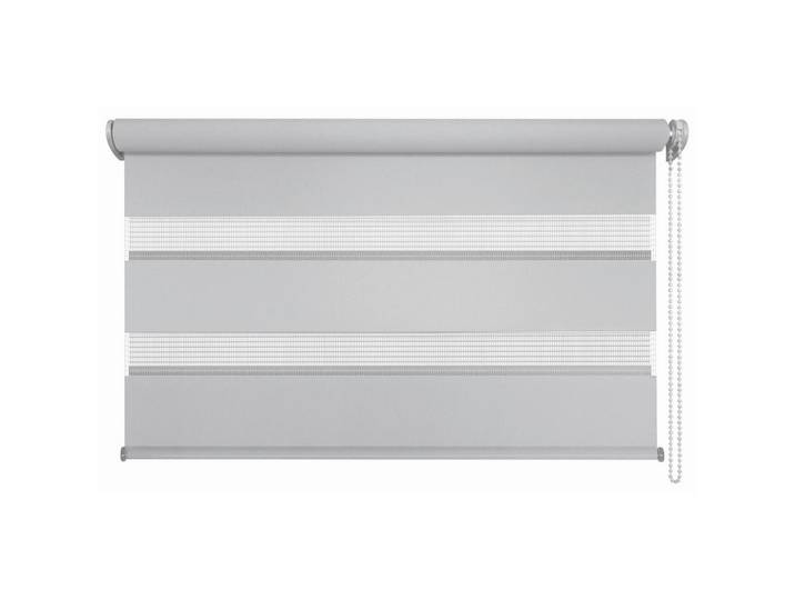 DOPPELROLLO Just Grau, Weiß B: 120 cm