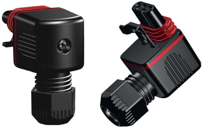 Grundfos Stecker 99439948 für Kabelanschluss, abgewinkelt