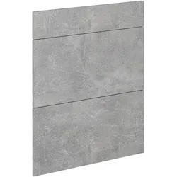 Vicco, Regal, Küchenfront R-Line, Beton, 59.6 x 71.3 cm Möbelfront für den Schubladenunterschrank