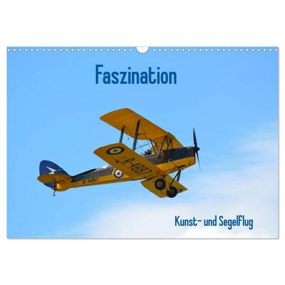 Faszination Kunst- und Segelflug (Wandkalender 2026 DIN A3 quer), CALVENDO Monatskalender