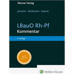 Jeromin:LBauO Rh-Pf - Kommentar, Fachbücher von Curt M. Jeromin, Jochen Kerkmann, Alexander Saame