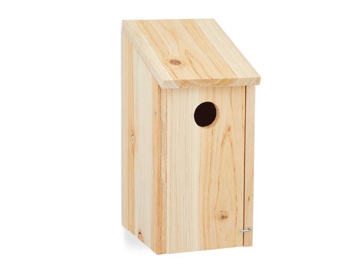 Nistkasten Holz zum Aufhängen Hellbraun