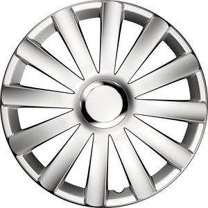 Petex Radkappen Spyder Pro, für 16 Zoll Räder, in silber, 4 Stück