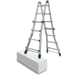 Facal Teleskopleiter Euro Briko S600 2x4 / 2x5 Sprossen