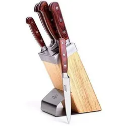 Kinghoff Kitchen Knives In The Kh-3463 Block, Küchenmesser, Silber