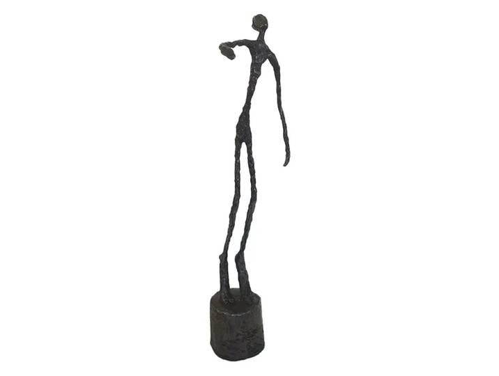Statue de décoration abstraite en laiton faite à la main, figure célèbre nordique, décoration de bureau à domicile, ornement de salon, 100%