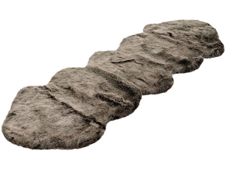 Hochflor-Läufer CALO-DELUXE Emica-1000 Gr. 17, grün, B:60cm H:52mm L:180cm, Kunstfaser, Teppiche, Hochflor-Läufer, Kunstfell