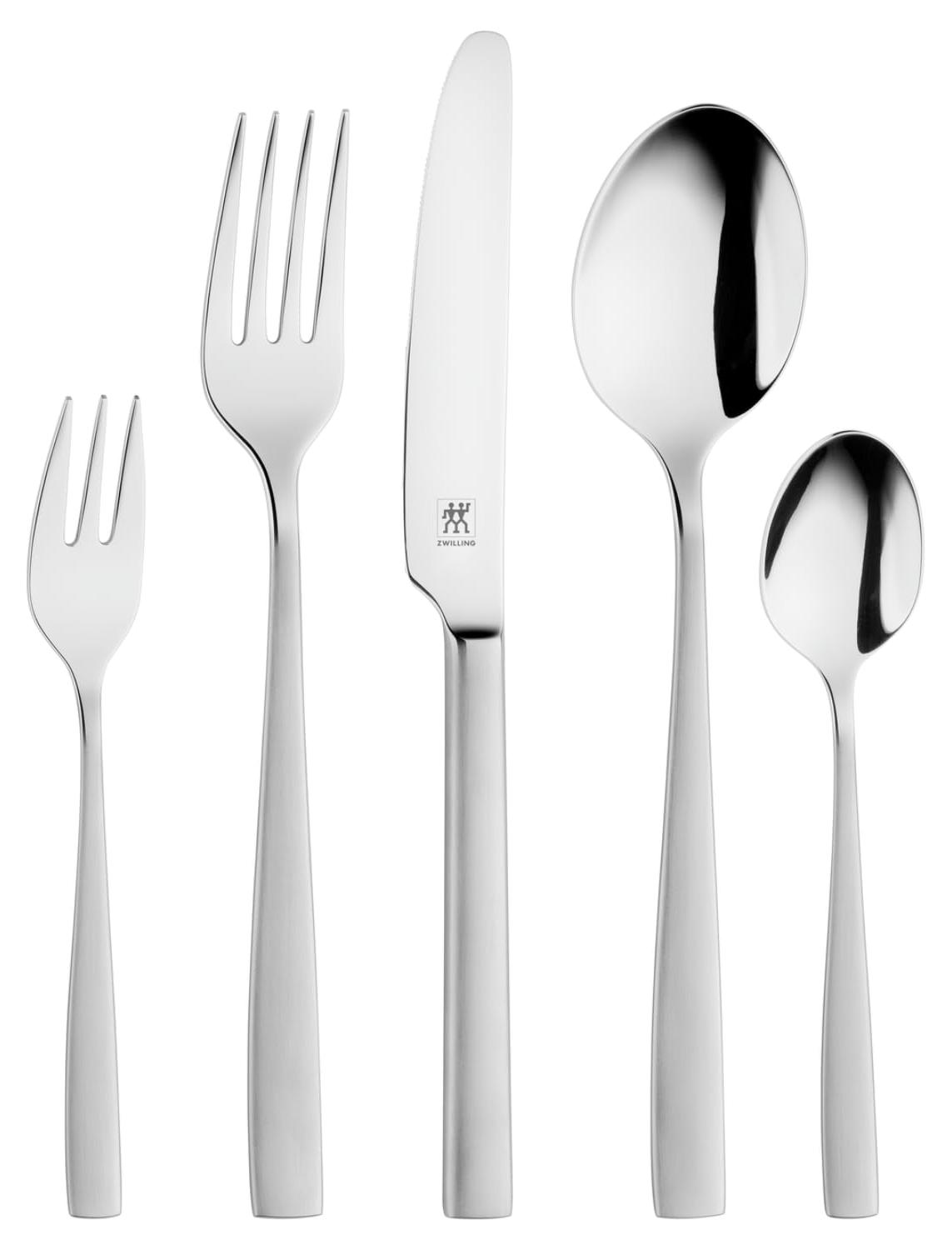 Besteckset Essbesteck - 60-teilig - Edelstahl 18/10 - 12 Personen - Matt