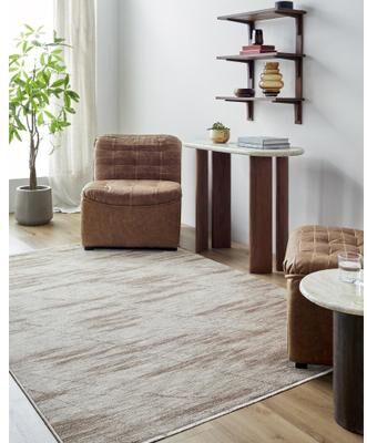 Frank Lloyd Wright Foundation by Livabliss Usonia Collection Casual Abstract Area Rug
