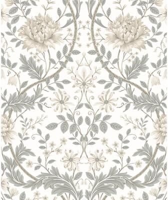 NextWall Honeysuckle Trail Peel and Stick Wallpaper
