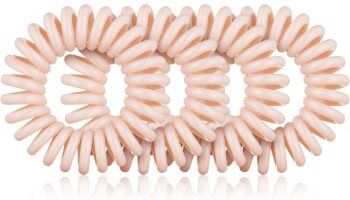 BrushArt Hair Rings elásticos para cabelo Nude 4 un.. Hair Rings