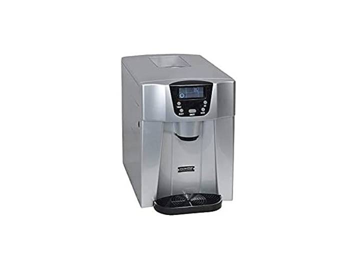 Machine À Glaçons 140w 12kg/24h Et Distributeur D'eau Silver - HZB12EAU