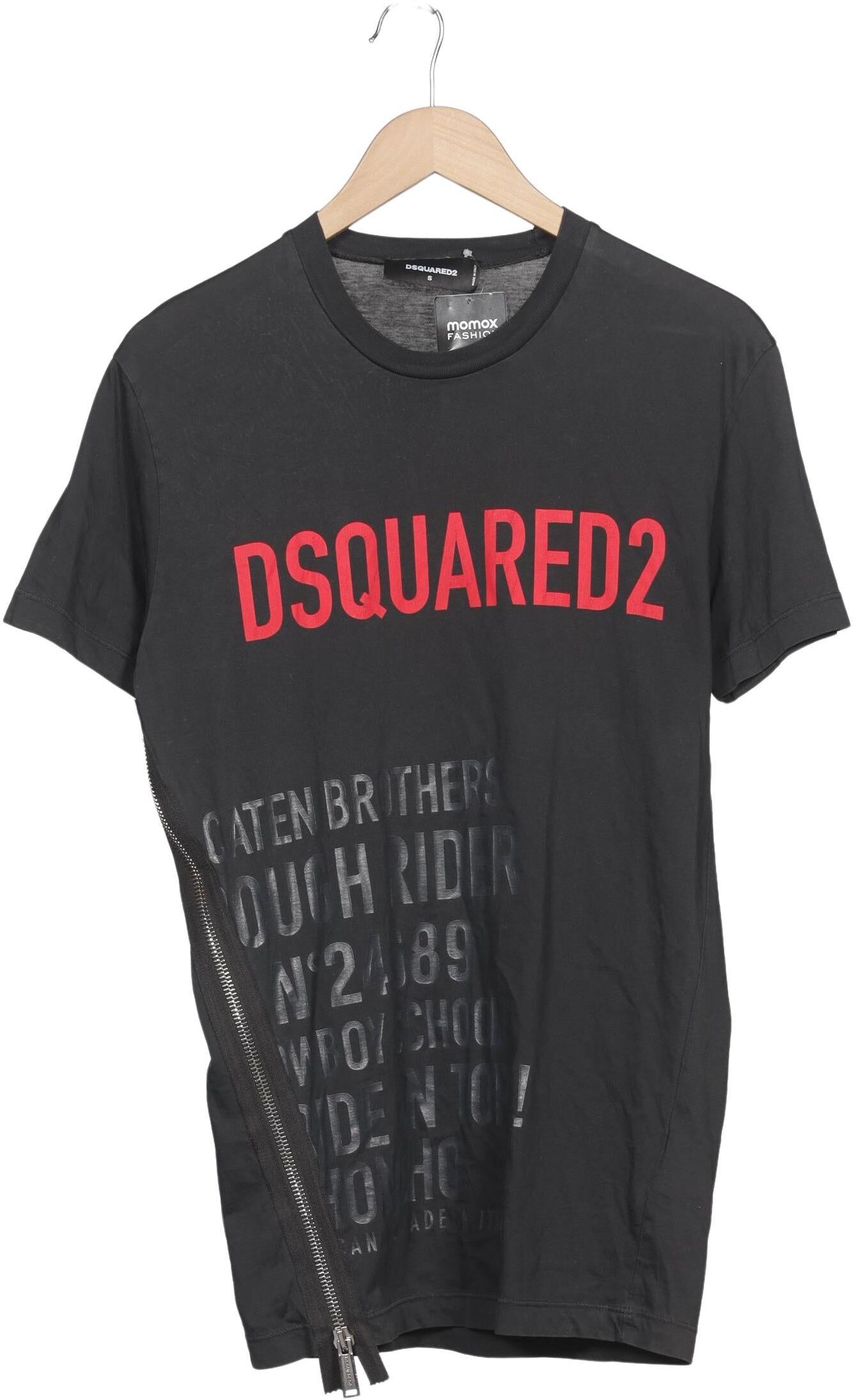 Dsquared2 Herren T-Shirt, Grau, Gr. S, Baumwolle - Second Hand
