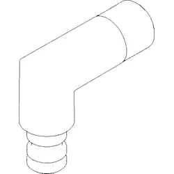 Dornbracht Anschluss Wand - 09110301310-00 90x75x30_chrom