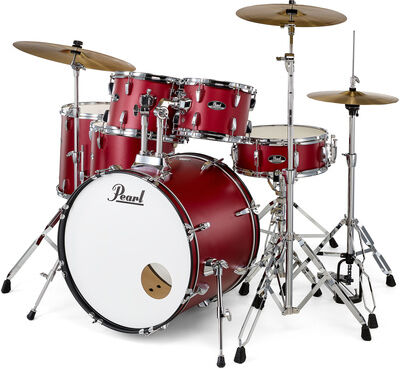 Pearl "Roadshow 22" Plus 6pcs Red" Matte Red