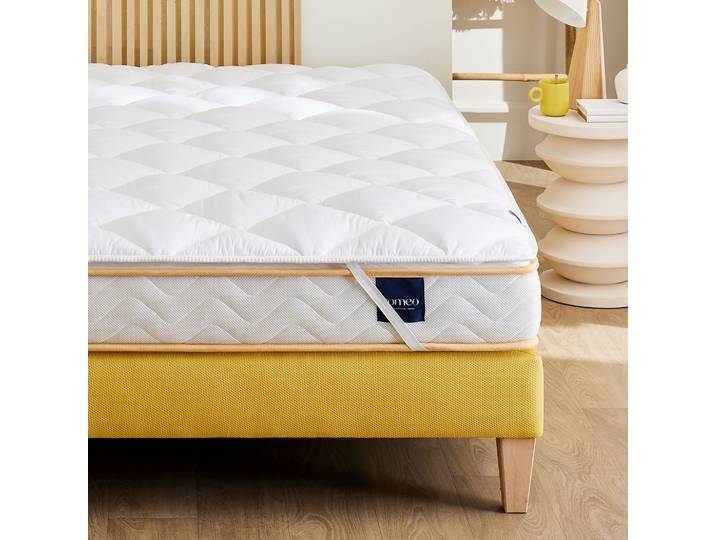 Surmatelas moelleux et respirant 90x190 Someo Aurore