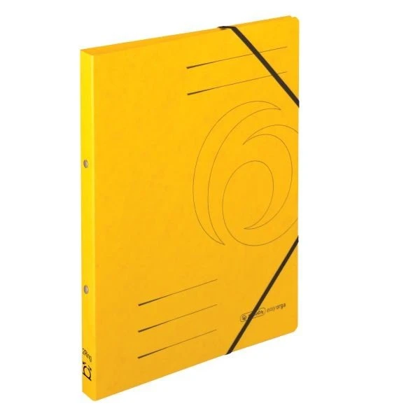Herlitz Ringhefter easyorga, A4, Karton, gelb