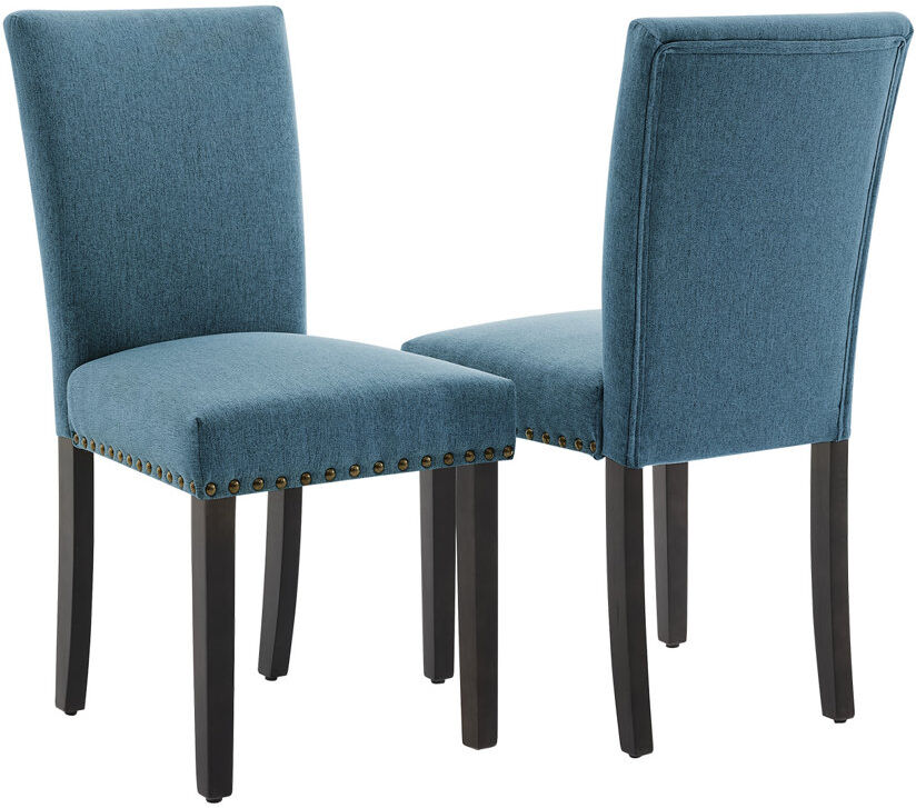 Marlow Home Co. Parsons Chair Blue 98cm H X 46cm W X 58cm D