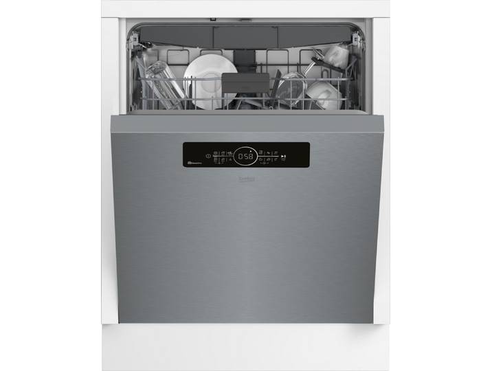 BEKO Unterbaugeschirrspüler BDUN16R46XW, 9,5 l, 15 Maßgedecke, Quick&Shine – schnelle Reinigung mit optimaler Trocknung