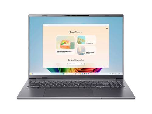 Acer Notebook Aspire 16 40.6cm (16 Zoll) WUXGA Qualcomm Snapdragon 16GB RAM 512GB SSD Deutsch, QWERTZ NX.JLNEG.00X