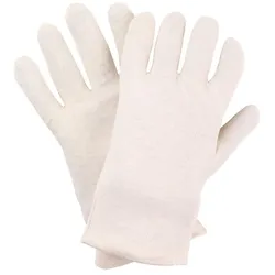 AS Arbeitsschutz Arbeitshandschuhe | 12 Paar Baumwoll-Trikot-Handschuhe | schwere Ausführung | Gr.10