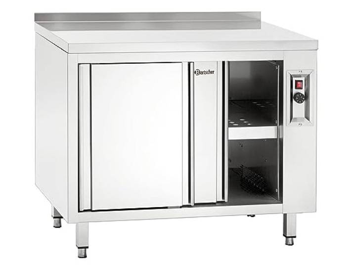 Bartscher Warmtekast 700 mm diep, 1200 mm breed, opstand - 348127