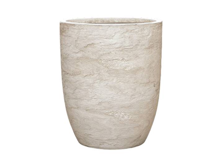 Hochwertiger In- & Outdoor Blumentopf „Alger Partner“, verschiedene Grössen Weiss Baq Design