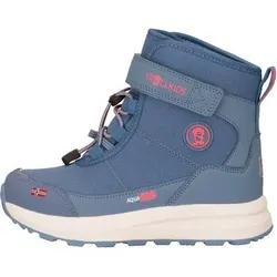 TROLLKIDS Kids Helgeland Anti Slip Winter Boots, Größe 40 in Blau Blau