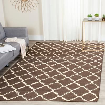 SAFAVIEH Handmade Flatweave Dhurries Janna Modern Wool Rug