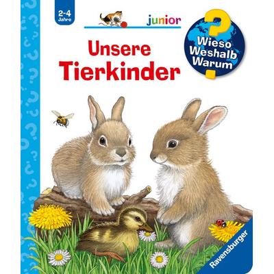 Unsere Tierkinder / Wieso? Weshalb? Warum? Junior Bd. 15, Gebundene Ausgabe von Frauke Nahrgang, Ravensburger Verlag GmbH