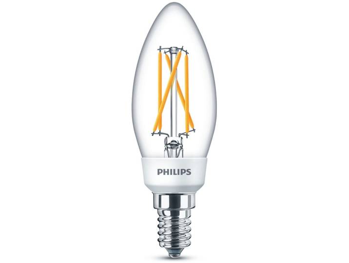 Leuchtmittel Philips Glas E14 5 W - Farbe: Transparent - LED - Lichtfarbe: Extra warmweiss - LED Leuchtmittel