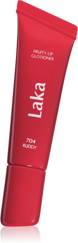 Laka Fruity Lip Glotioner hydrating lip gloss shade 704 Ruddy 10 ml