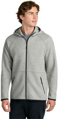 Sport-Tek ST840 Phenom Full-Zip Hoodie in Heather size 4XL   Cotton/Polyester Blend