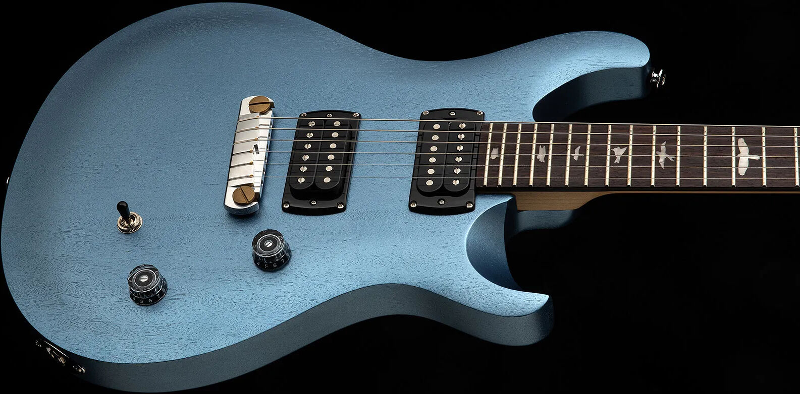 PRS SE CE24 Standard Satin Stoptail Ice Blue Metallic