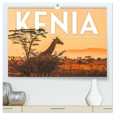 Kenia - Eine Safari durch unberührte Natur. (hochwertiger Premium Wandkalender 2027 DIN A2 quer), Kunstdruck in Hochglanz