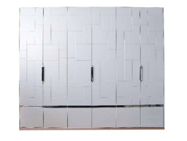 Xlmoebel Kleiderschrank Weißer Holzschrank mit geräumigen Aufbewahrungsmöglichkeiten (1-St., Kleiderschrank) Hergestellt in Europa