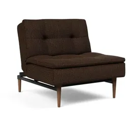 INNOVATION LIVING Sessel Dublexo Styletto dunkel Stoff Chocco