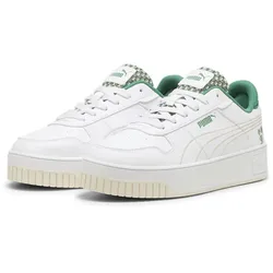 PUMA Carina Street Blossom Plateau Sneaker Damen 01 - PUMA white/sugared almond/archive green 38.5