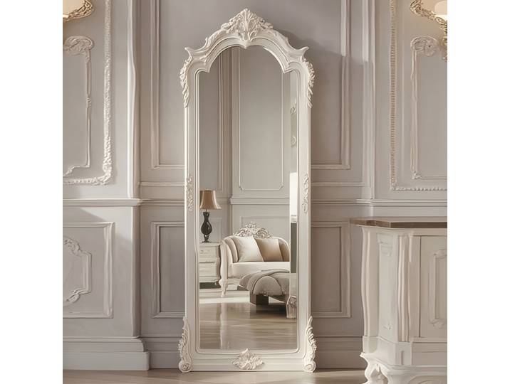 Miroirs de maquillage de style européen miroirs muraux miroir de sol complet art mural décoration de pièce miroir complet du corps décoration de la maison