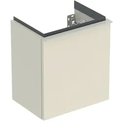 Geberit iCon Handwaschbecken-Unterschrank 502300JL1 37x41,5x27,9cm, 1 Tür, Anschlag rechts, sand hochglänzend, Griff sand matt