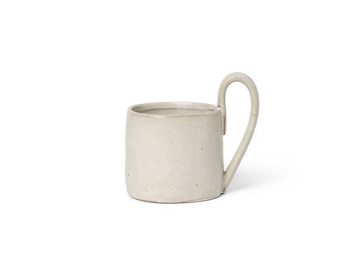 Ferm Living - Mug Flow - Blanc - Porcelaine émaillée