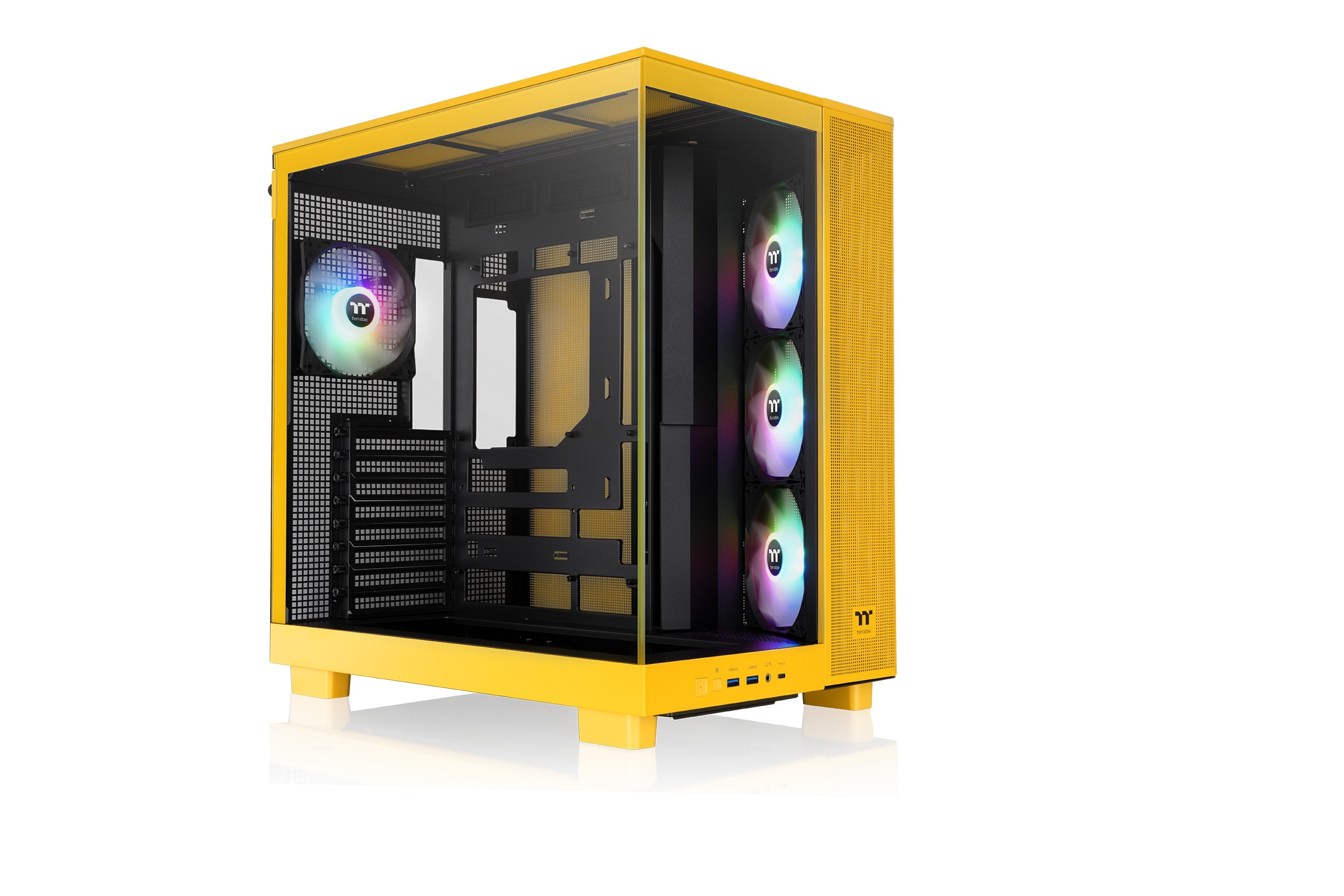 Thermaltake View 380 XL Gaming PC Gehäuse Midi-Tower Bumblebee Seitenfenster