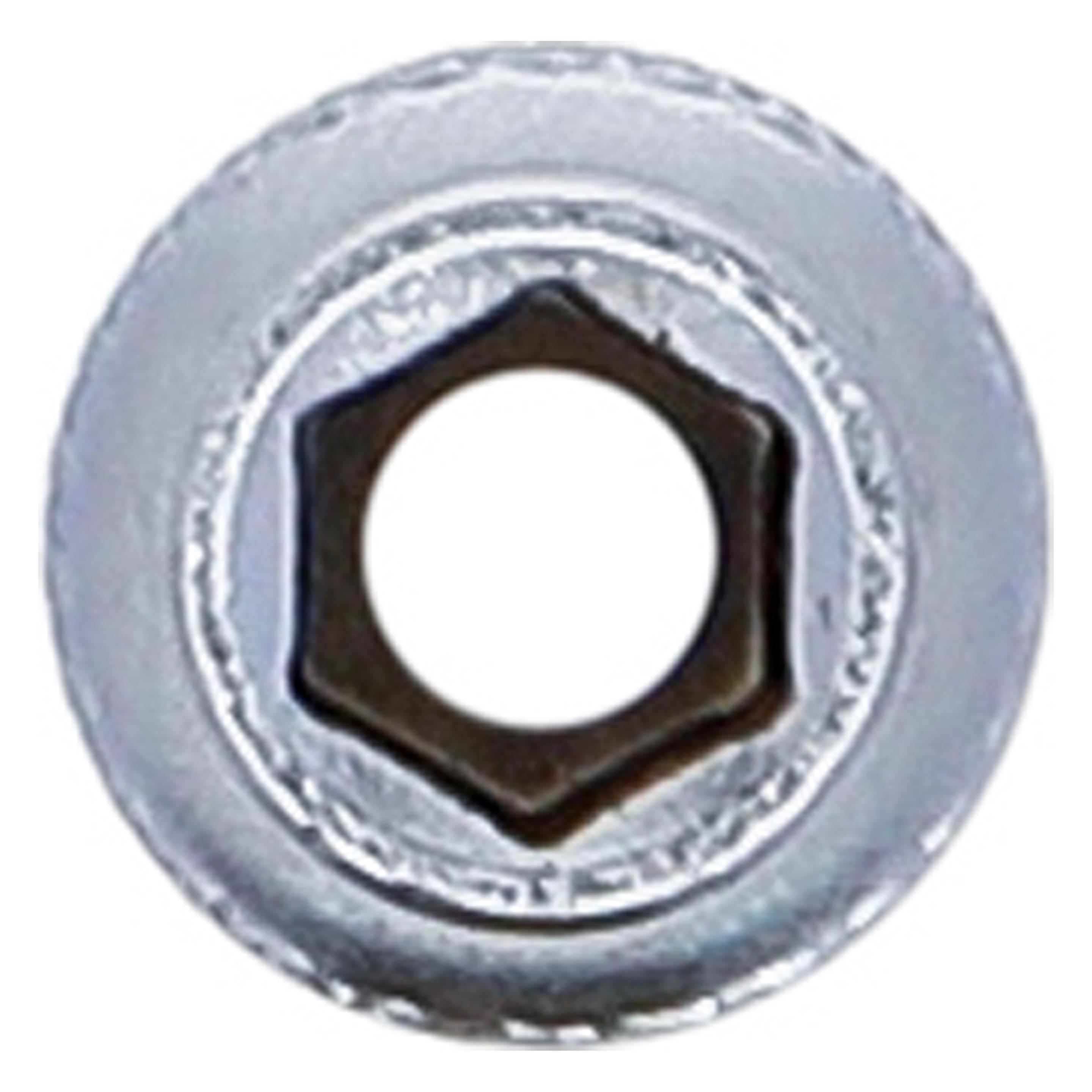 BGS Steckschlüssel-Einsatz Sechskant, tief | Antrieb Innenvierkant 6,3 mm (1/4") | SW 5,5 mm (10503)