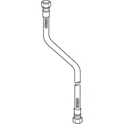 Hansa Anschlussdruckschlauch 1000mm 59912246 L=1000, G3/4xG3/4