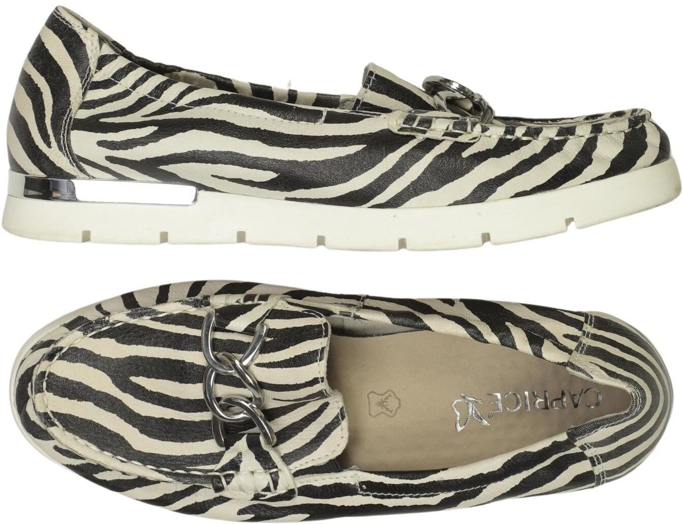 Caprice Damen Halbschuh, Mehrfarbig, Gr. EU 38, Leder - Second Hand