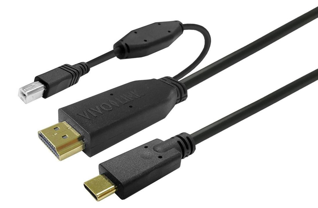 VivoLink USB-kabelset - 24-pins USB-C (mannelijk)