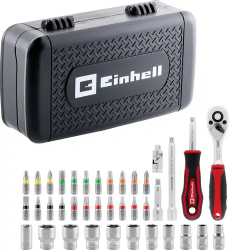 Einhell 461000 Ratschen-Set 1/4"