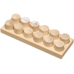 Colop Stempel »Woodies« Motivation 12 Stück braun