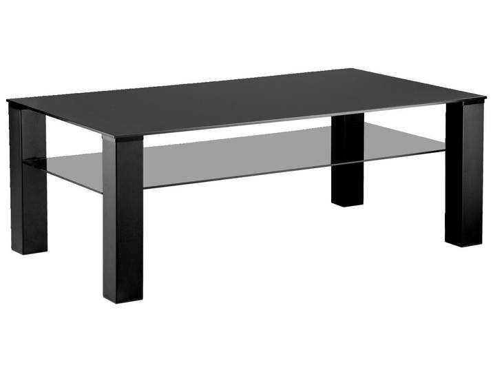 XORA Couchtisch ROMINA, schwarz, Glas